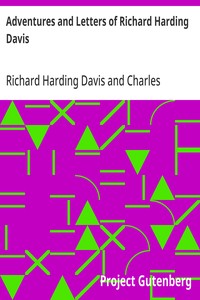 Adventures and Letters of Richard Harding Davis kapağı