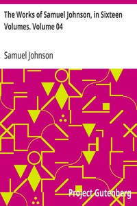 The Works of Samuel Johnson, in Sixteen Volumes. Volume 04 kapağı