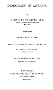 Democracy in America — Volume 1 kapağı